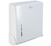 San Jamar T1905WH Dispensador de Toallas Comercial, 500 multiplicidad / 300 C de Capacidad, Color Blanco