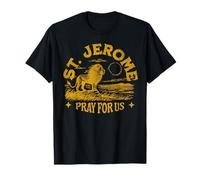 San Jerónimo y el León Católico Santa Espina en Paw Bible Camiseta