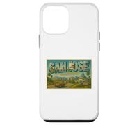 San José California 50s Vintage Travel Poster Art Graphic Carcasa para iPhone 12 Mini