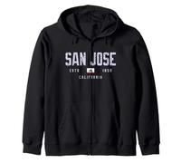 San José California Field/San José CA Sudadera con Capucha