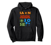 San Jose California Souvenir Hombres Sunshine San José Sudadera con Capucha