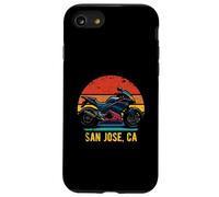San José California USA Retro Sportbike diseño de motocicleta Carcasa para iPhone SE (2020) / 7 / 8