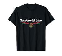 San José Del Cabo Flagal de la bandera de México Baja Camiseta