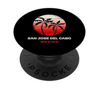 San José del Cabo México Tribal Tortuga Marina Océano Arte Diseño PopSockets PopGrip Adhesivo