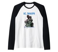 San José Ora Pro Nobis Camiseta Manga Raglan