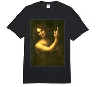 San Juan Bautista Pintura por Leonardo da Vinci 1513 Comfort Colors Adult Heavyweight T-Shirt
