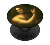San Juan Bautista Pintura por Leonardo da Vinci 1513 PopSockets PopGrip Adhesivo