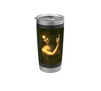San Juan Bautista Pintura por Leonardo da Vinci 1513 Vaso térmico de acero inoxidable de doble pared