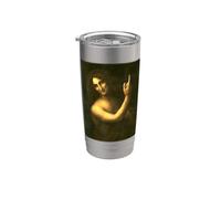 San Juan Bautista Pintura por Leonardo da Vinci 1513 Vaso térmico de acero inoxidable de doble pared