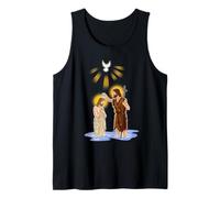 San Juan Bautista y Jesús Camiseta sin Mangas