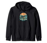 San Juan Islands WA Orca - Insignia de Madre y Becerro Sudadera con Capucha