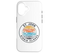 San Juan Islas Vírgenes Estados Unidos USVI Pride Souvenir Carcasa para iPhone 16