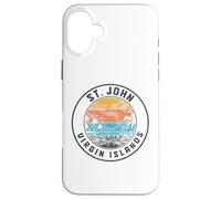 San Juan Islas Vírgenes Estados Unidos USVI Pride Souvenir Carcasa para iPhone 16 Plus