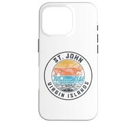 San Juan Islas Vírgenes Estados Unidos USVI Pride Souvenir Carcasa para iPhone 16 Pro