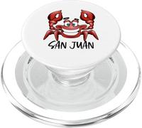 San Juan Puerto Rico Beach Vacaciones Familiares Viaje en Grupo Cangrejo PopSockets PopGrip para MagSafe