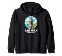 San Juan Puerto Rico Boricua herencia puertorriqueña orgullo Sudadera con Capucha