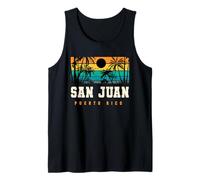 San Juan Puerto Rico Playa del Caribe Vista al Mar Camiseta sin Mangas