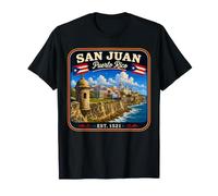 San Juan Puerto Rico Vacaciones a San Juan Viaje Familiar Camiseta