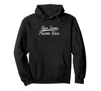 San Juan Puerto Rico Vintage Varsity Retro Design Sudadera con Capucha