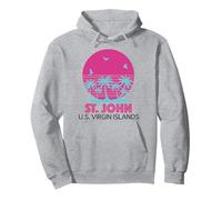 San Juan U.S.V.I. Isla Virgen de los Estados Unidos Recuerdo de Vacaciones Reminde Sudadera con Capucha