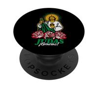 San Judas Tadeo Agradezco Las Bendiciones Recibidas PopSockets PopGrip Adhesivo
