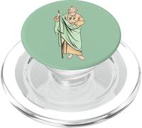 San Judas Tadeo en Tonos Pastel Suaves PopSockets PopGrip para MagSafe