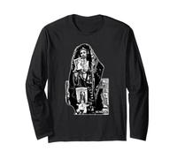 San Judas Tadeo - Jesús Malverde, Blanco y Negro Manga Larga