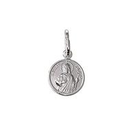 San Judas Tadeo medalla plata Ley 925m unisex 10 mm.