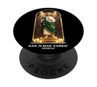 San Judas Tadeo - Oración de devoción de Arte de San Judas PopSockets PopGrip Adhesivo