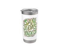 San Judas Tadeo - Protección Vaso térmico de acero inoxidable de doble pared