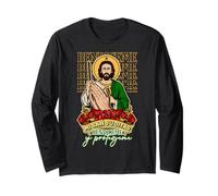 San Judas Tadeo Saint Jude Thaddeus Gracias por mis Milagros Manga Larga