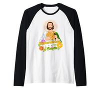 San Judas Tadeo (Saint Jude The Apostle) Camiseta Manga Raglan