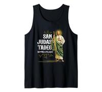 San Judas Tadeo Siempre A Mi Lado Fe Cristo Religioso Camiseta sin Mangas