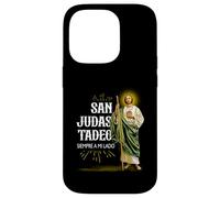 San Judas Tadeo Siempre A Mi Lado Fe Cristo Religioso Carcasa para iPhone 14 Pro