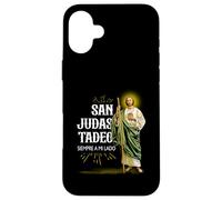 San Judas Tadeo Siempre A Mi Lado Fe Cristo Religioso Carcasa para iPhone 16 Plus