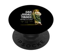 San Judas Tadeo Siempre A Mi Lado Fe Cristo Religioso PopSockets PopGrip Adhesivo