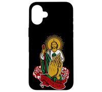 San Juditas Tadeo Mi fe es más Fuerte con San Judas Tadeo Carcasa para iPhone 16 Plus