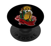 San Juditas Tadeo Mi fe es más Fuerte con San Judas Tadeo PopSockets PopGrip Adhesivo