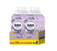 SAN LAVANDA | Suavizante Ropa Lavadora Líquido Concentrado | Pack de 8 x 59 Lavados = 472 Dosis