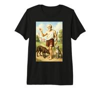 San Lázaro Cuba Babalu Aye Tradición católica afrocubana Camiseta Premium