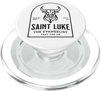 San Lucas Evangelista Símbolo Patrono Católico Santo Toro PopSockets PopGrip para MagSafe