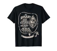 San Luis de Montfort Rosario Sagrado Corazón Santo Católico Camiseta