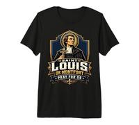 San Luis de Montfort Verdadera Devoción a María Santa Católica Camiseta Premium
