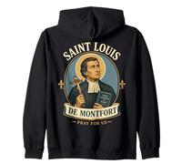 San Luis de Montfort Verdadera Devoción a María Santa Católica Sudadera con Capucha