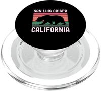 San Luis Obispo California Oso Retro Pismo Arquitectura SLO PopSockets PopGrip para MagSafe