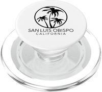 San Luis Obispo California Pismo Beach Ávila Costa Palmera SLO PopSockets PopGrip para MagSafe