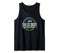 San Luis Obispo - Retro San Luis Obispo California Surf Camiseta sin Mangas