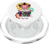 San Luis Potosí Muñeca Lelé, Handmade Mexicans Rag Doll PopSockets PopGrip para MagSafe