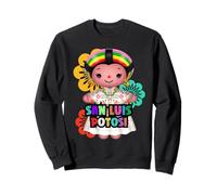 San Luis Potosí Muñeca Lelé, Handmade Mexicans Rag Doll Sudadera