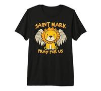 San Marcos Evangelista Apóstol León Símbolo Católico Santo Camiseta Premium